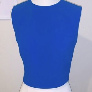 ALICE + OLIVIA Blue Crop